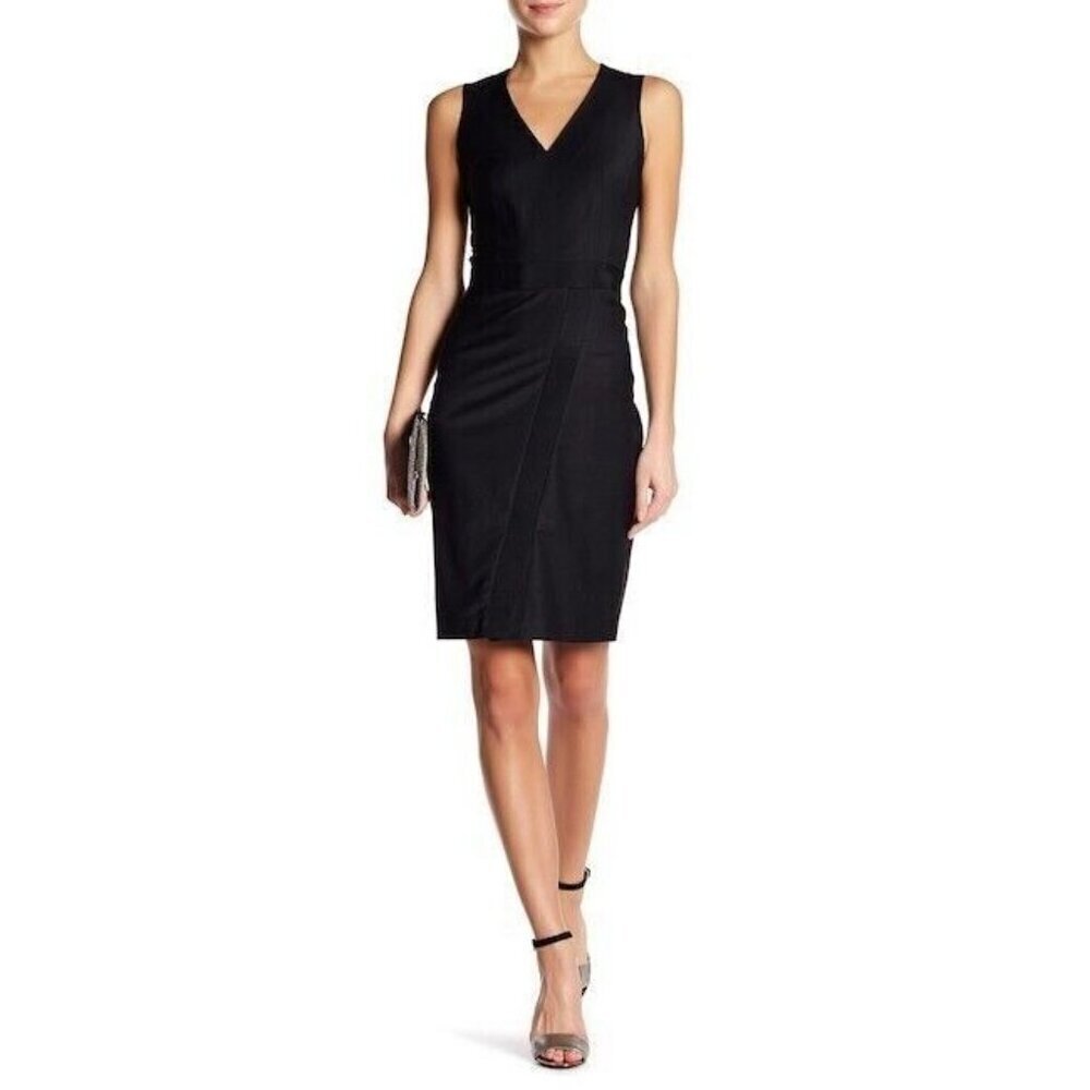 BNWT TED BAKER LONDON TIORNAD SLEEVELESS RIBBON BLACK DRESS